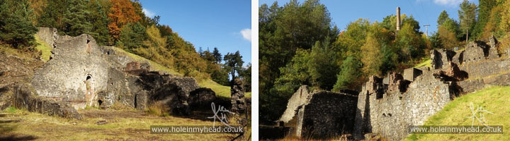 Ruins of Hafna Lead Mine, Snowdonia, Wales